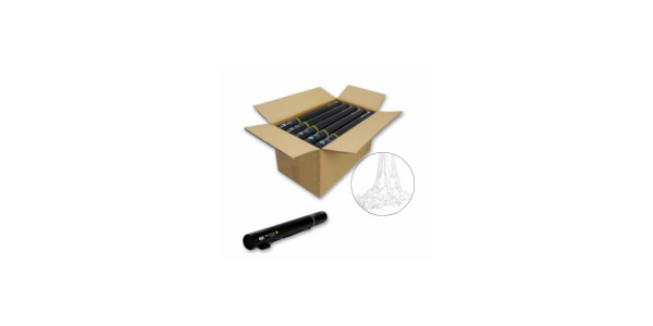 PACK 25 Confetis serpentina Branca 80 cm OUTDOOR