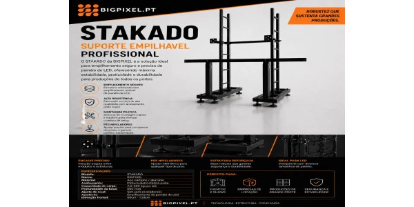 KIT SUPORTE STAKADO - BIG PIXEL