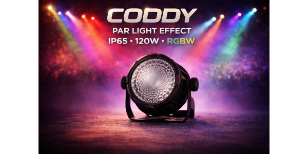 CODDY PAR LIGHT EFECT IP65 120W RGBW