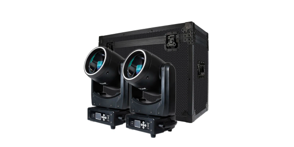 PACK BEAM 2 Beams 300W LED + Fligth Case